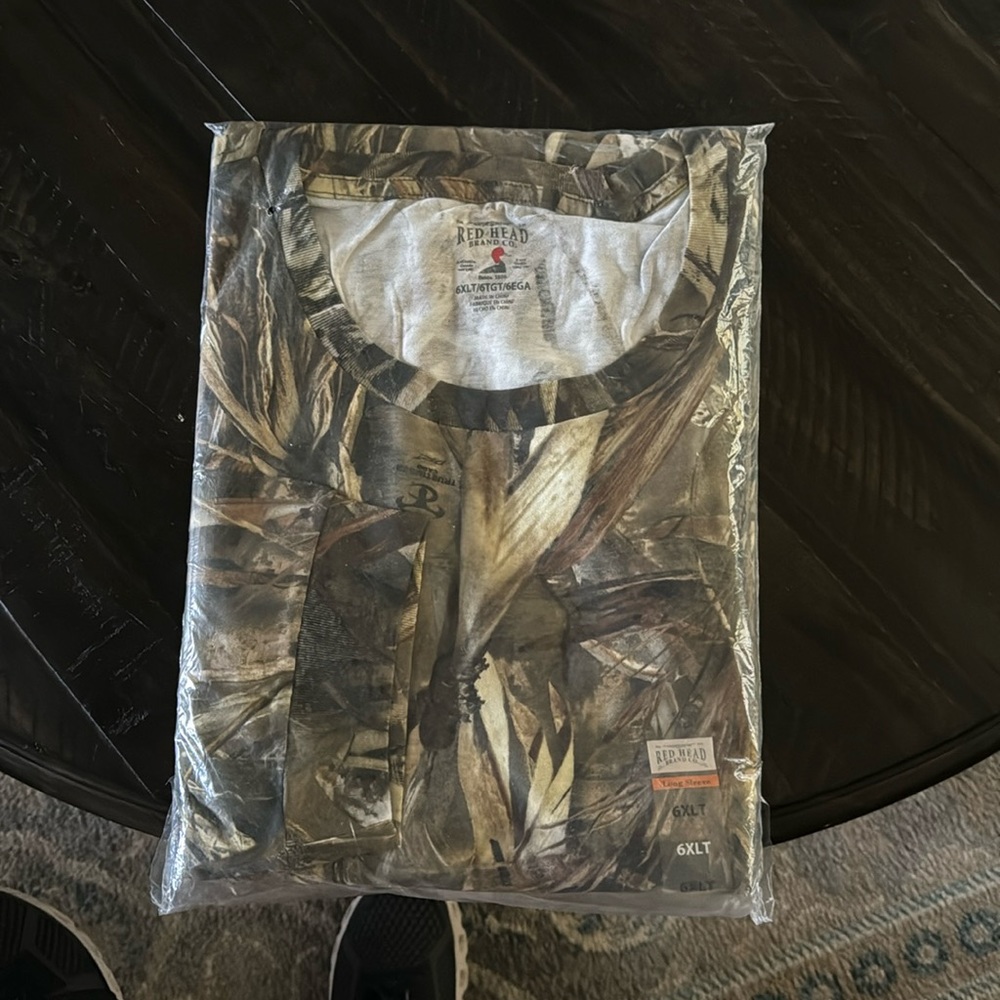Brand new Red Head 6XLT long-sleeve camouflage tshirt